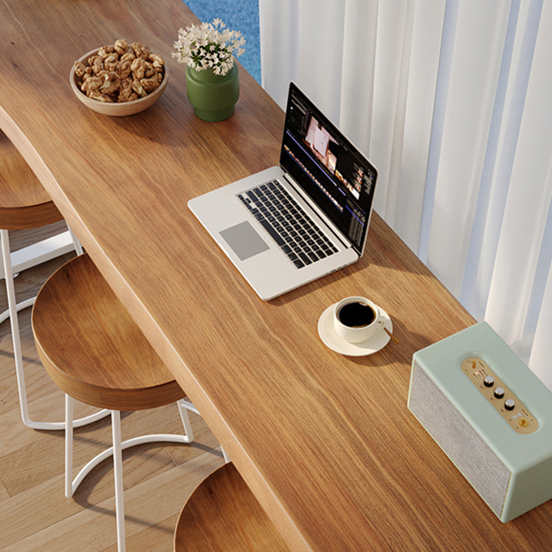 Contemporary Counter Height Table Solid Wood Bar Dining Table