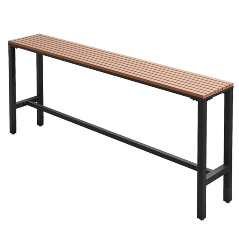 Industrial Counter Height Dining Table Trestle Bar Dining Table