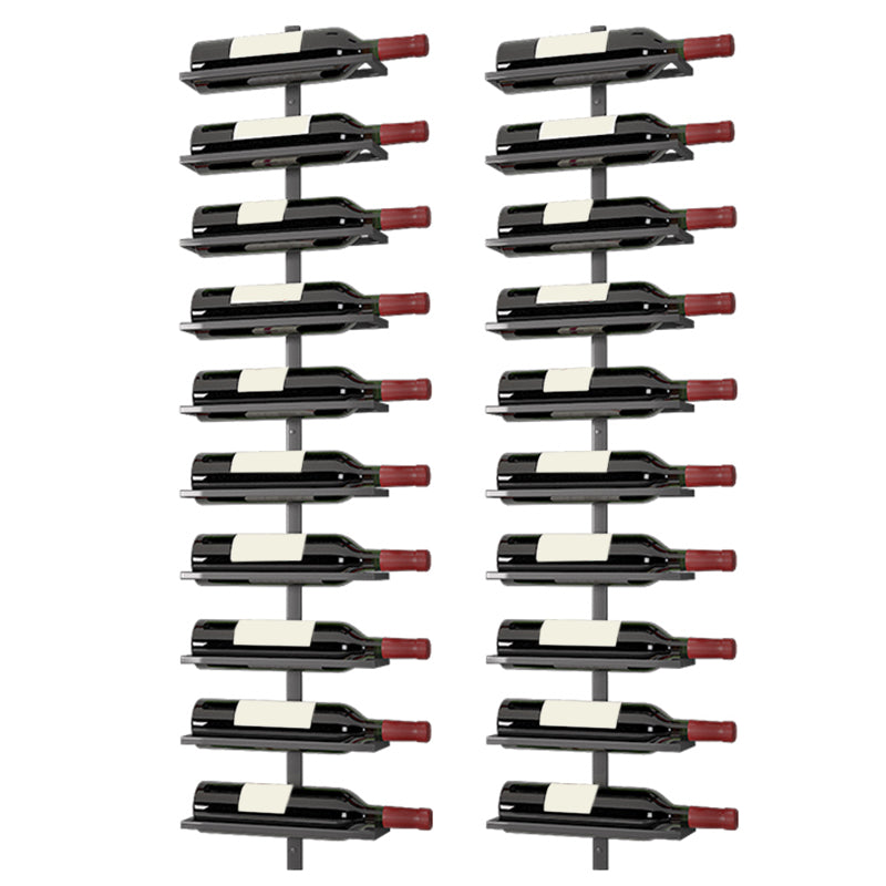 Wall Mounted Wine Bottle Holder Contemporary Metal Wine Rack Bottle