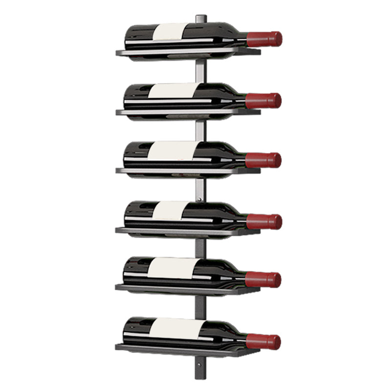 Wall Mounted Wine Bottle Holder Contemporary Metal Wine Rack Bottle