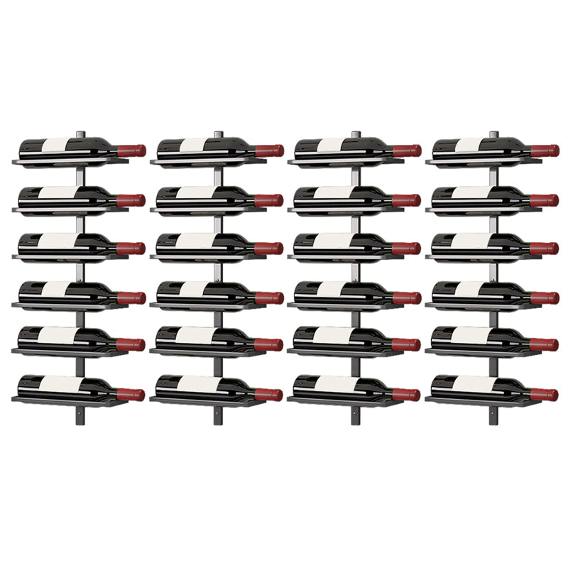 Wall Mounted Wine Bottle Holder Contemporary Metal Wine Rack Bottle