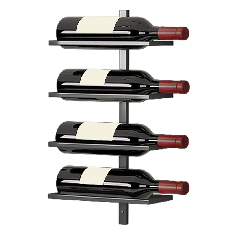 Wall Mounted Wine Bottle Holder Contemporary Metal Wine Rack Bottle