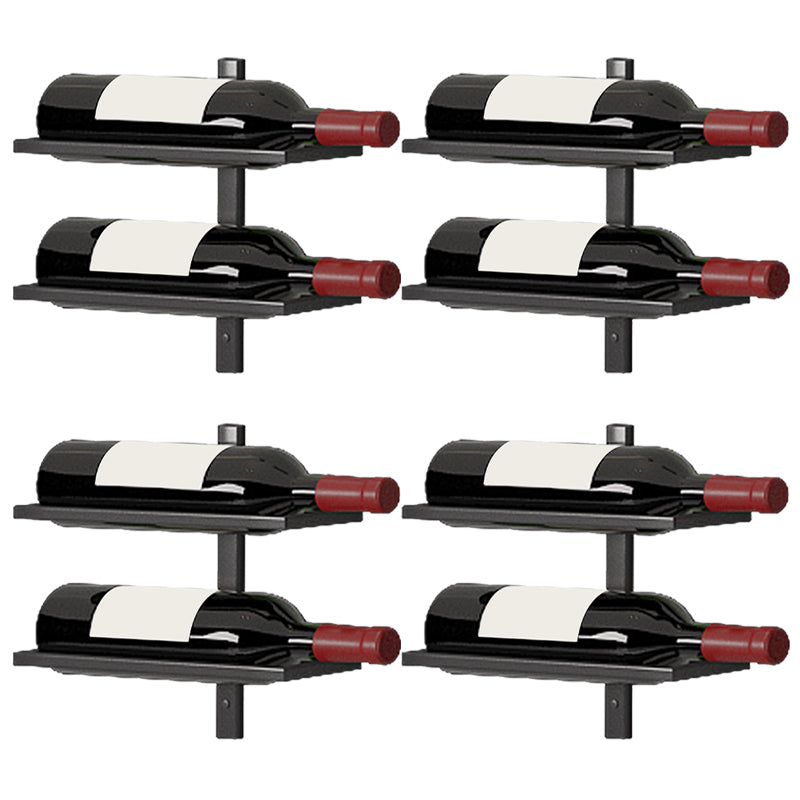 Wall Mounted Wine Bottle Holder Contemporary Metal Wine Rack Bottle
