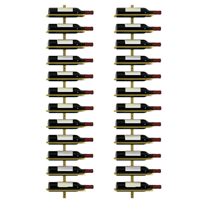 Wall Mounted Wine Bottle Holder Contemporary Metal Wine Rack Bottle