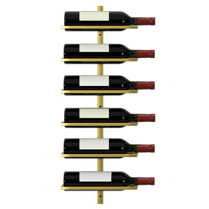 Wall Mounted Wine Bottle Holder Contemporary Metal Wine Rack Bottle