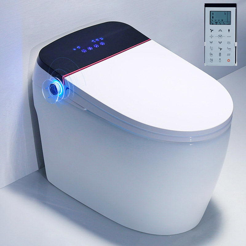 Modern All-In-One Toilet Bowl Skirted Toilet with Seat for Bathroom