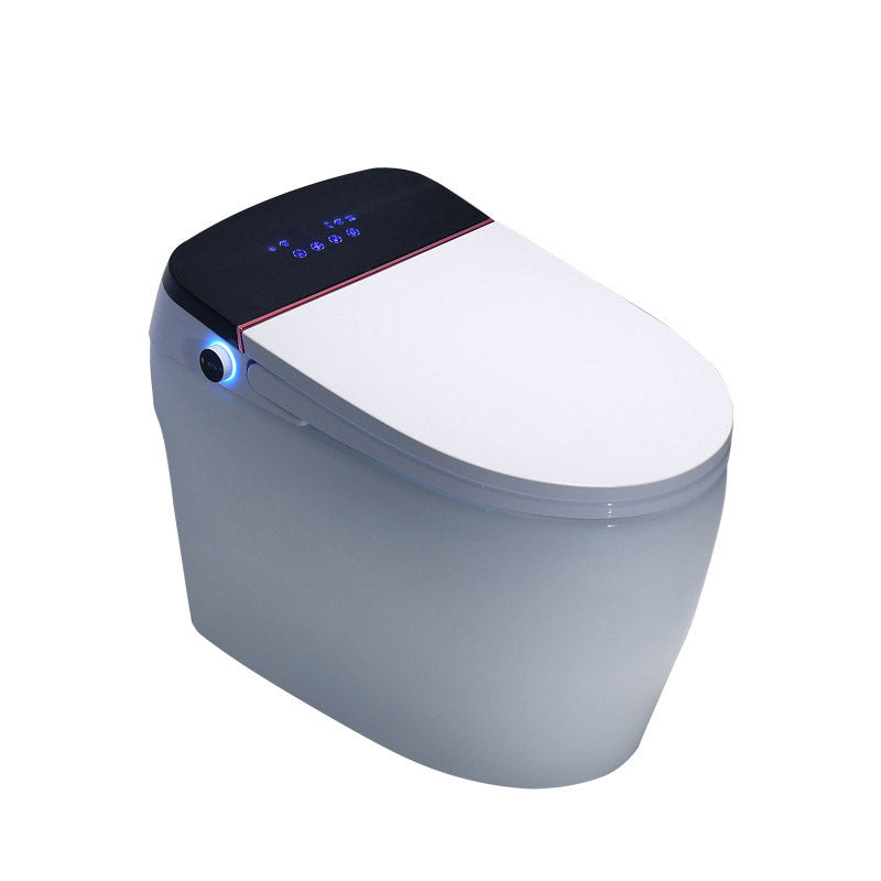 Modern All-In-One Toilet Bowl Skirted Toilet with Seat for Bathroom