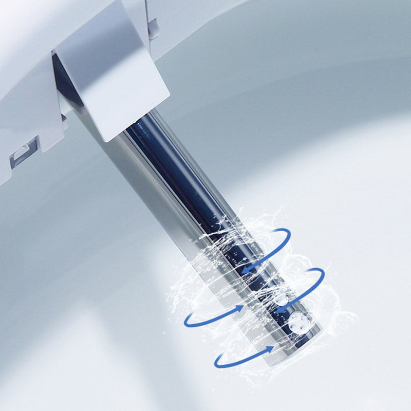 Modern All-In-One Toilet Bowl Skirted Toilet with Seat for Bathroom