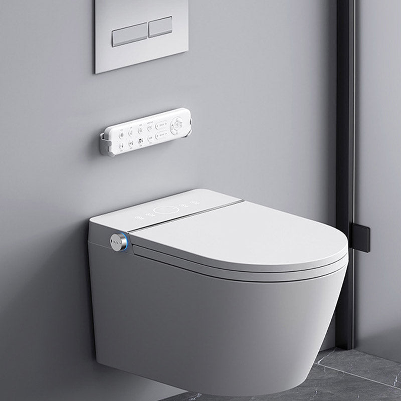 Modern Heated Seat Toilet ABS Wall Mount Flush Toilet for Home Use