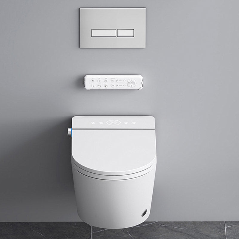 Modern Heated Seat Toilet ABS Wall Mount Flush Toilet for Home Use