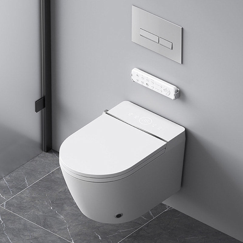Modern Heated Seat Toilet ABS Wall Mount Flush Toilet for Home Use