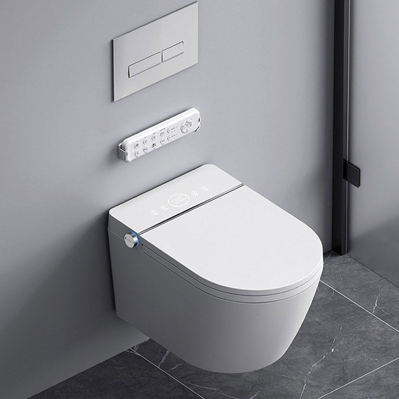 Modern Heated Seat Toilet ABS Wall Mount Flush Toilet for Home Use