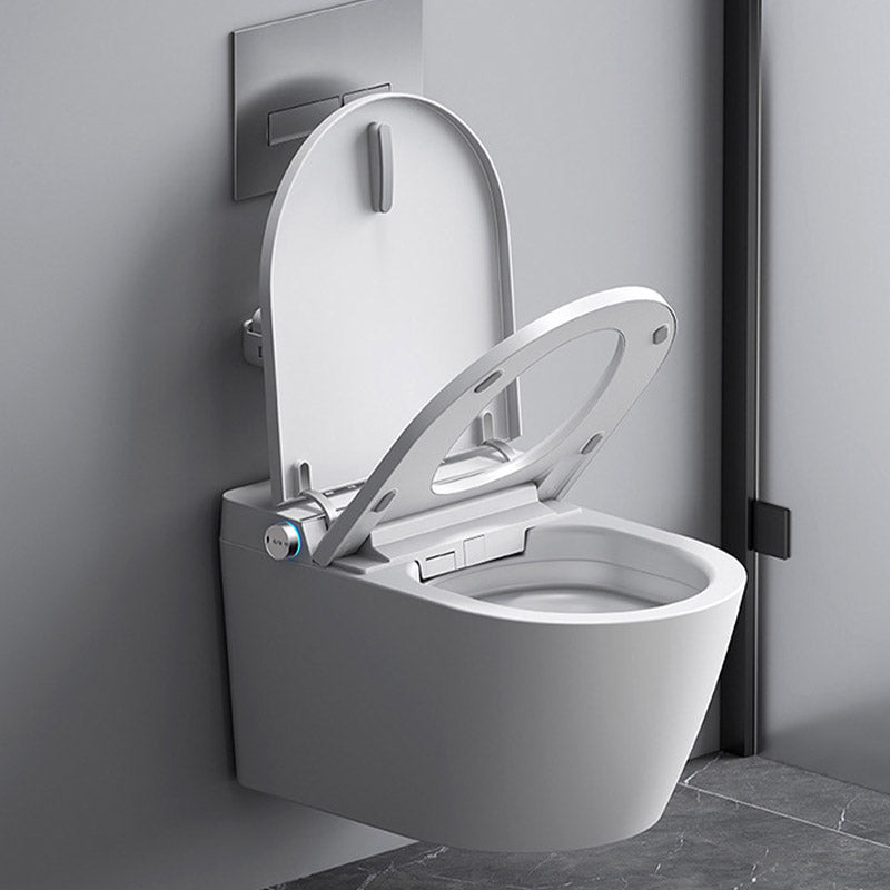 Modern Heated Seat Toilet ABS Wall Mount Flush Toilet for Home Use