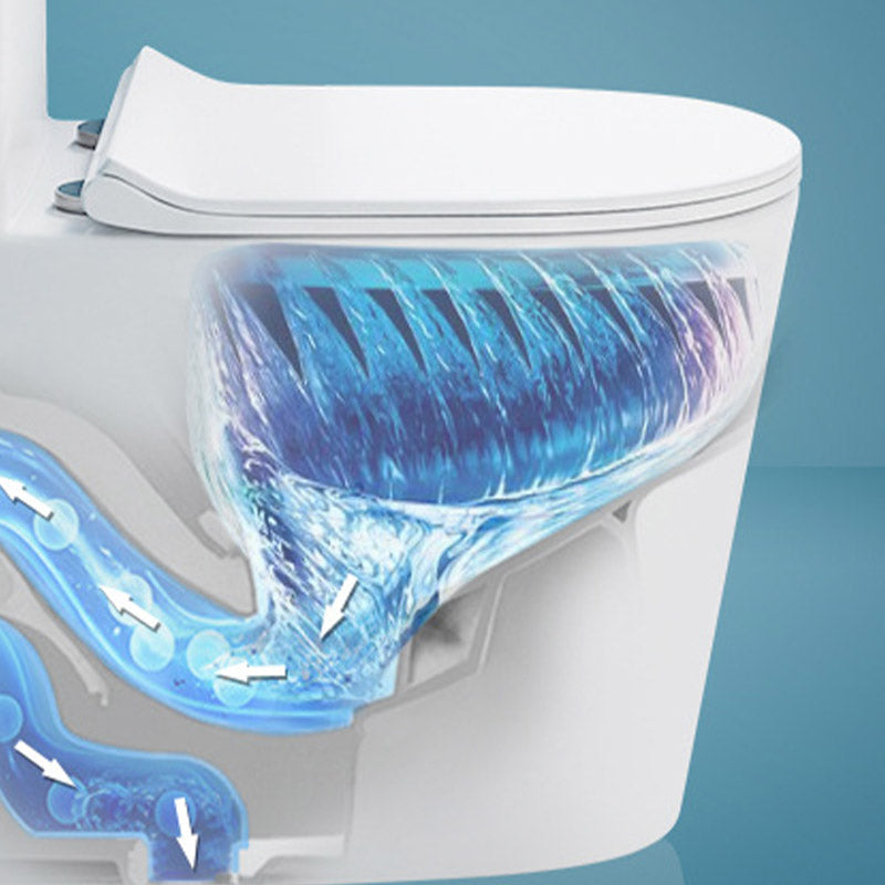 Traditional All-In-One Toilet Bowl Floor Mounted White Urine Toilet for Bathroom