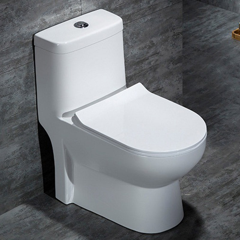 Traditional One Piece Toilet Bowl Floor Mounted White Urine Toilet for Bathroom