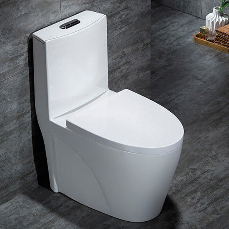 Traditional One Piece Toilet Bowl Floor Mounted White Urine Toilet for Bathroom