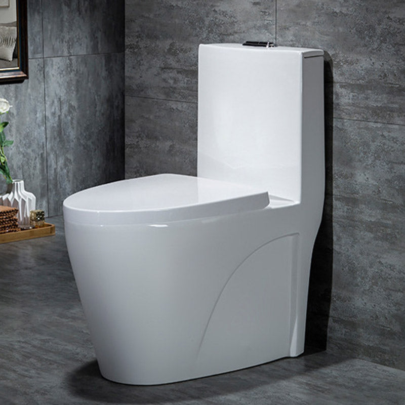 Traditional One Piece Toilet Bowl Floor Mounted White Urine Toilet for Bathroom