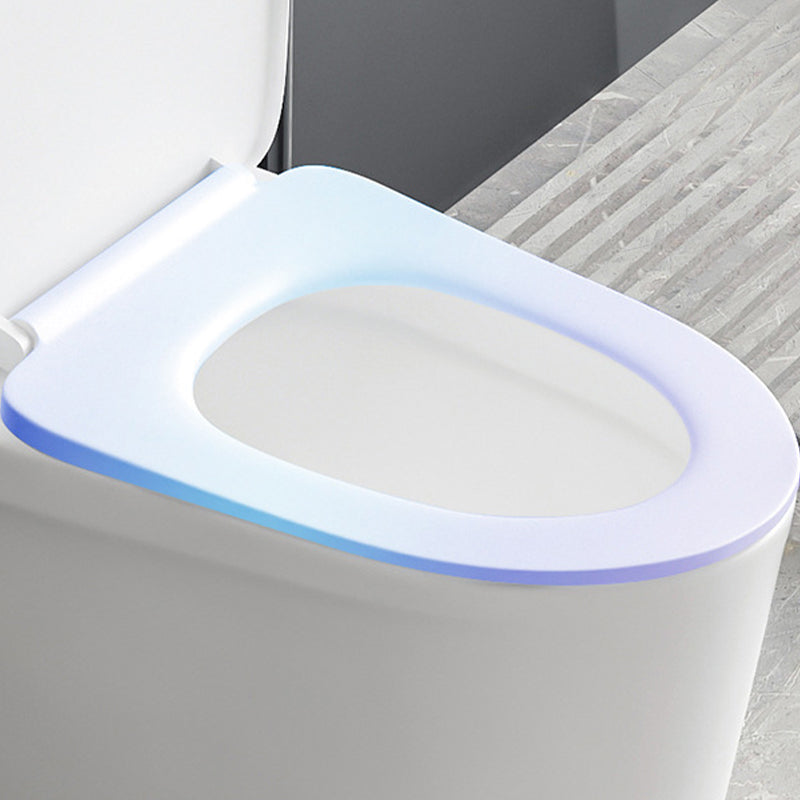 Contemporary 1-Piece Toilet Bowl Floor Mounted White Urine Toilet for Bathroom