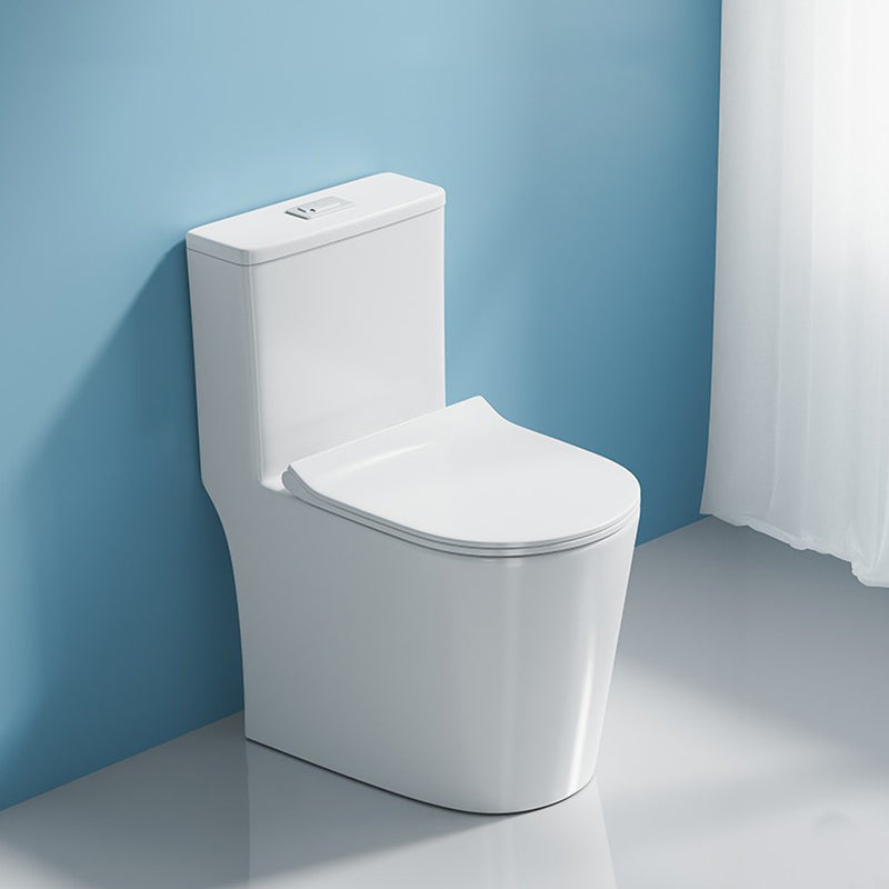 Modern 1-Piece Toilet Bowl Floor Mounted White Urine Toilet for Bathroom