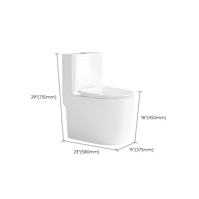Traditional All-In-One Toilet Floor Mounted White Urine Toilet for Bathroom