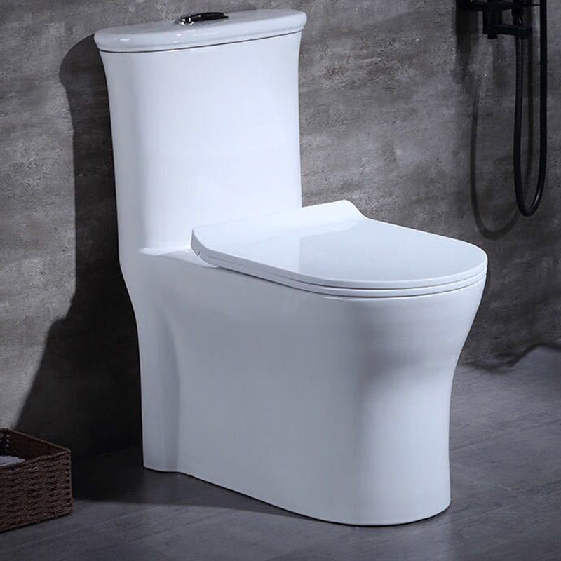 Traditional One Piece Toilet Bowl Floor Mounted White Urine Toilet for Bathroom