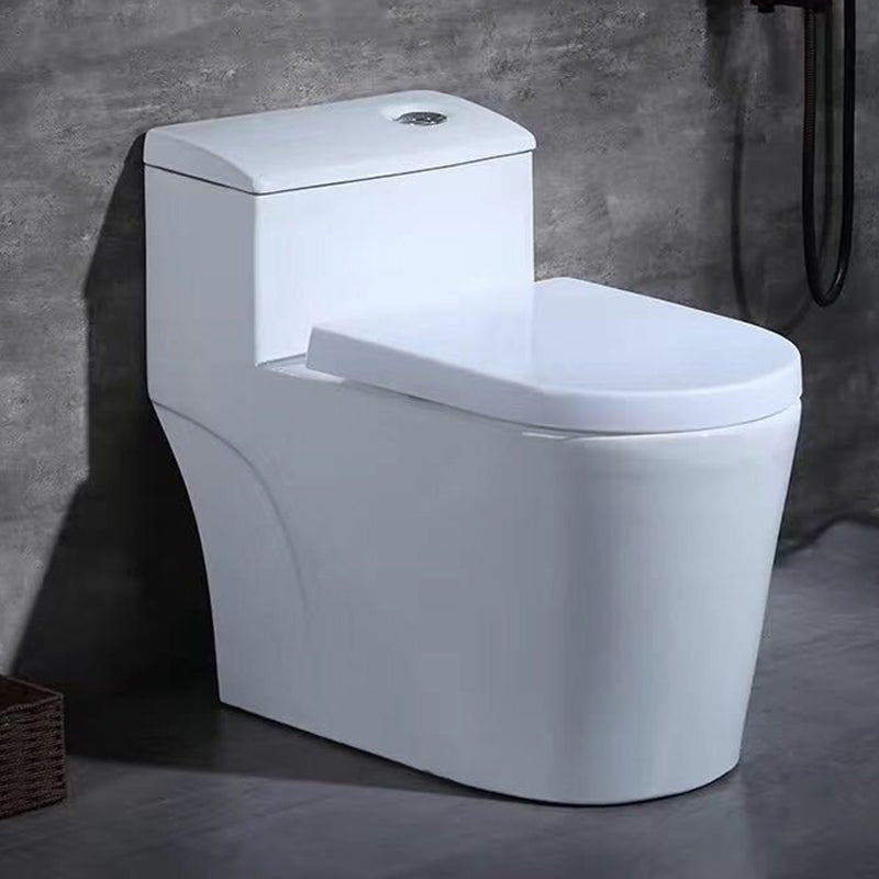 Traditional One Piece Toilet Bowl Floor Mounted White Urine Toilet for Bathroom