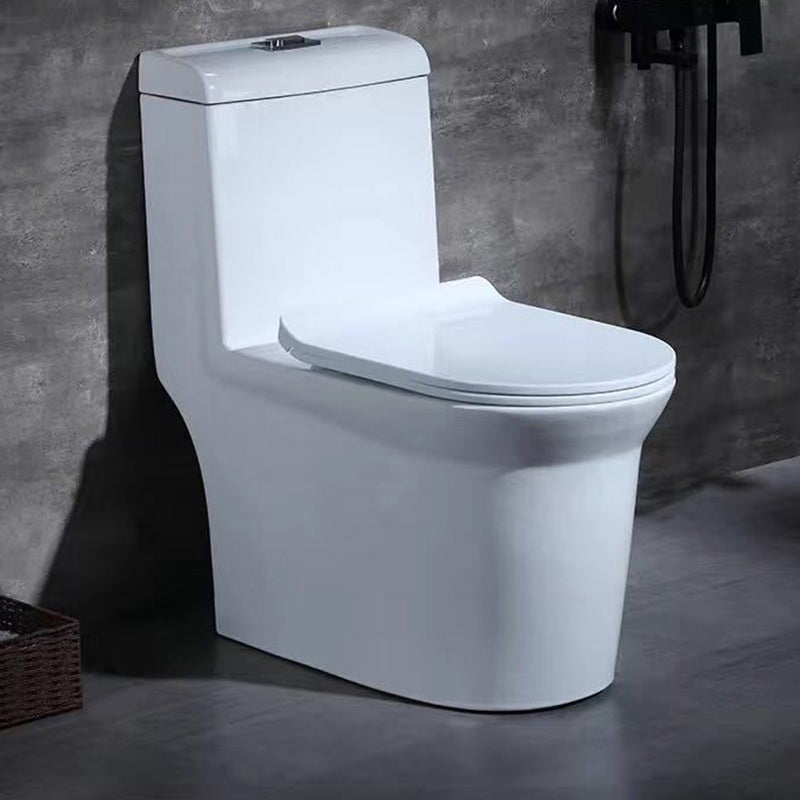 Traditional One Piece Toilet Bowl Floor Mounted White Urine Toilet for Bathroom