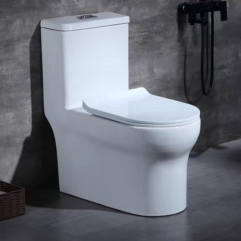 Traditional One Piece Toilet Bowl Floor Mounted White Urine Toilet for Bathroom