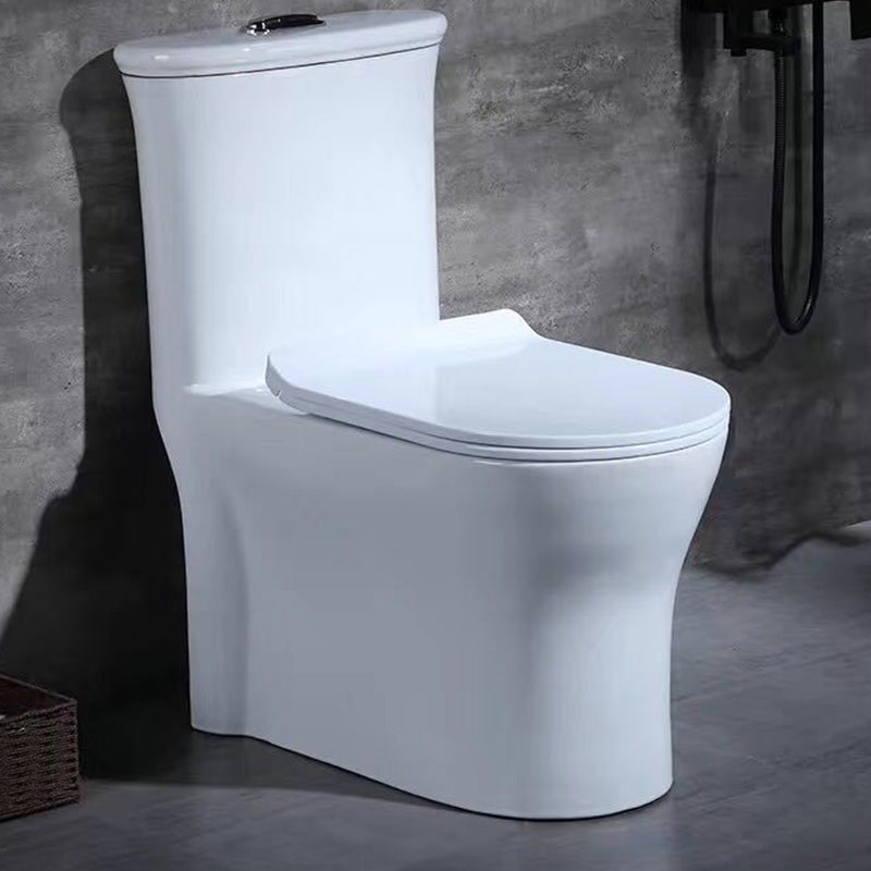 Traditional One Piece Toilet Bowl Floor Mounted White Urine Toilet for Bathroom