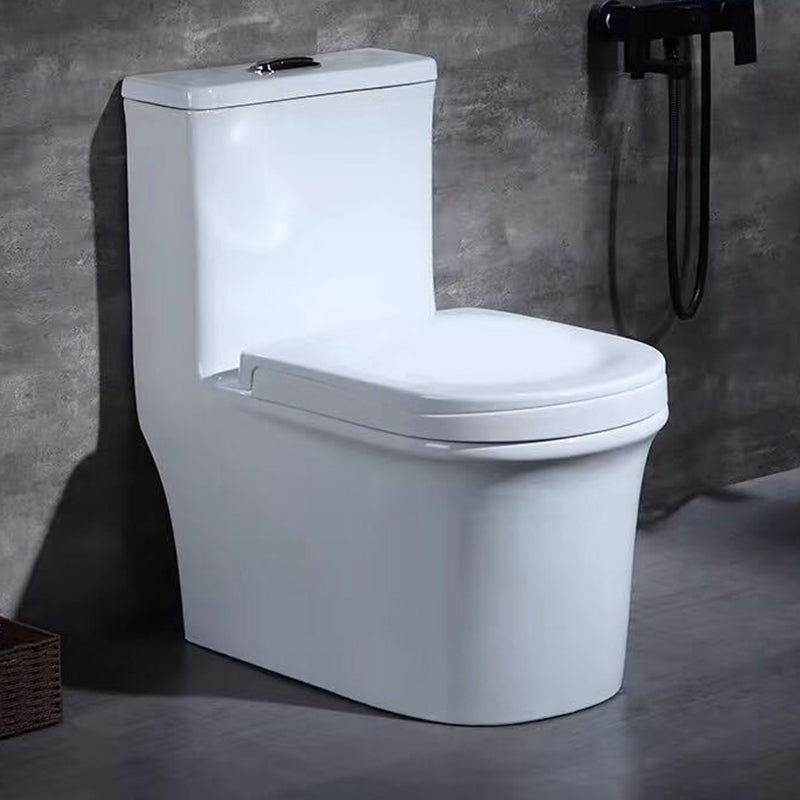 Traditional One Piece Toilet Bowl Floor Mounted White Urine Toilet for Bathroom