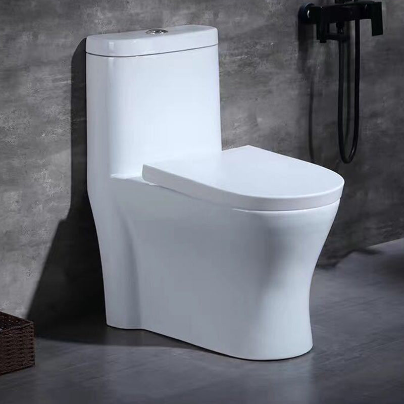 Traditional One Piece Toilet Bowl Floor Mounted White Urine Toilet for Bathroom
