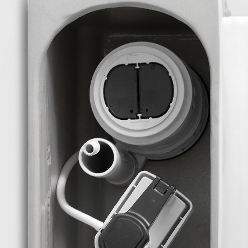 Contemporary One Piece Toilet Bowl Floor Mount White Urine Toilet for Bathroom