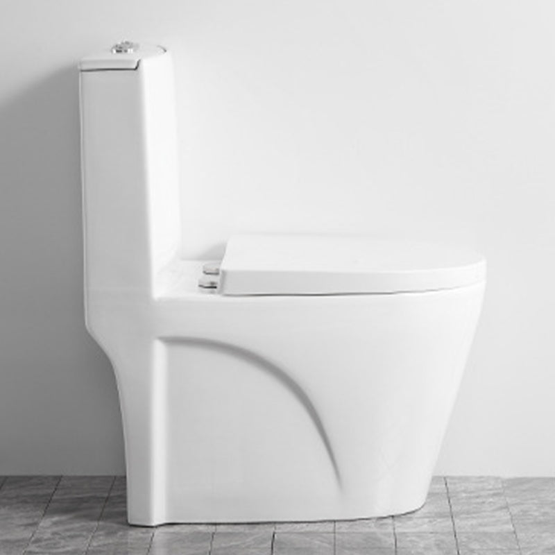 Contemporary One Piece Toilet Bowl Floor Mount White Urine Toilet for Bathroom