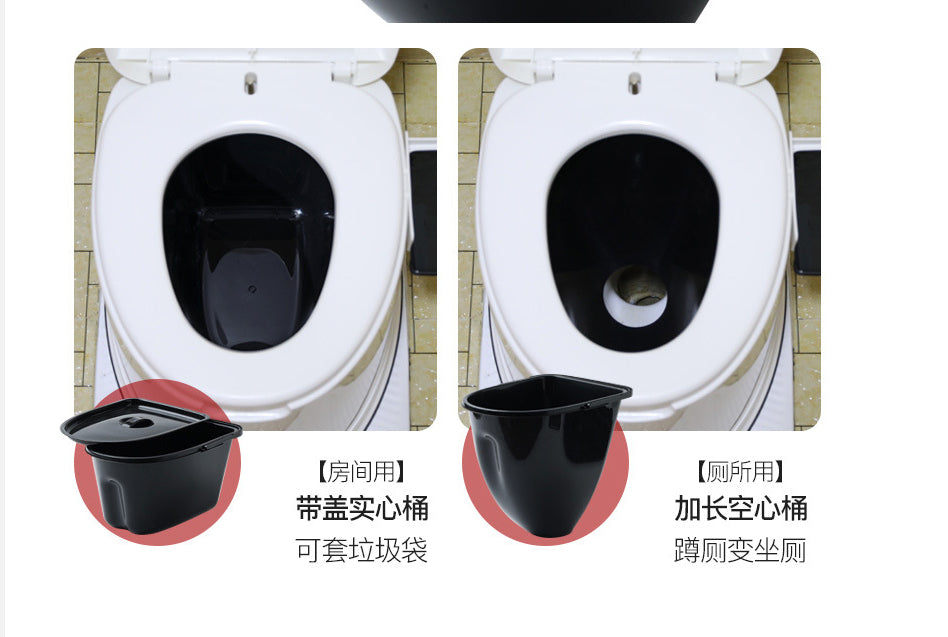 Contemporary Plastic Toilet Floor Mounted Toilet Bowl with Slow Close Seat for Washroom