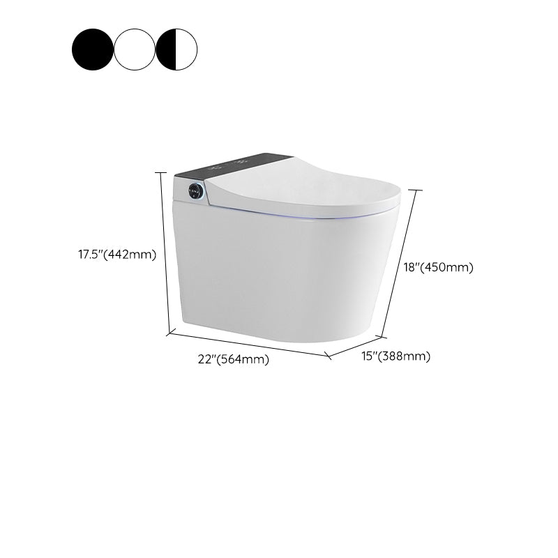 Contemporary Wall Mount Toilet Bowl Concealed Tank Urine Toilet for Bathroom