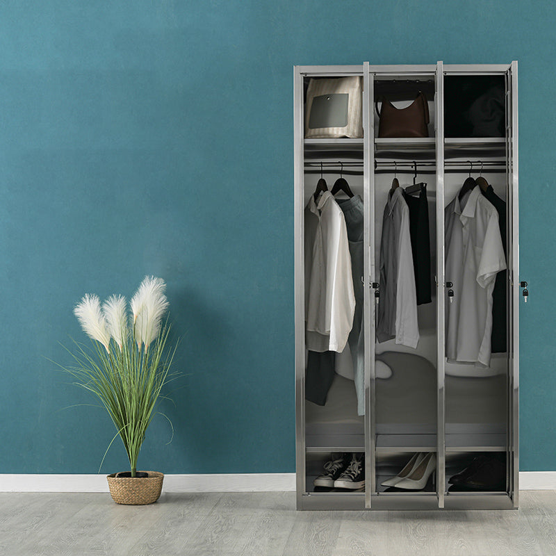 Metal Cabinet for Bathroom Contemporary Storage Cabinet with Hinged Door