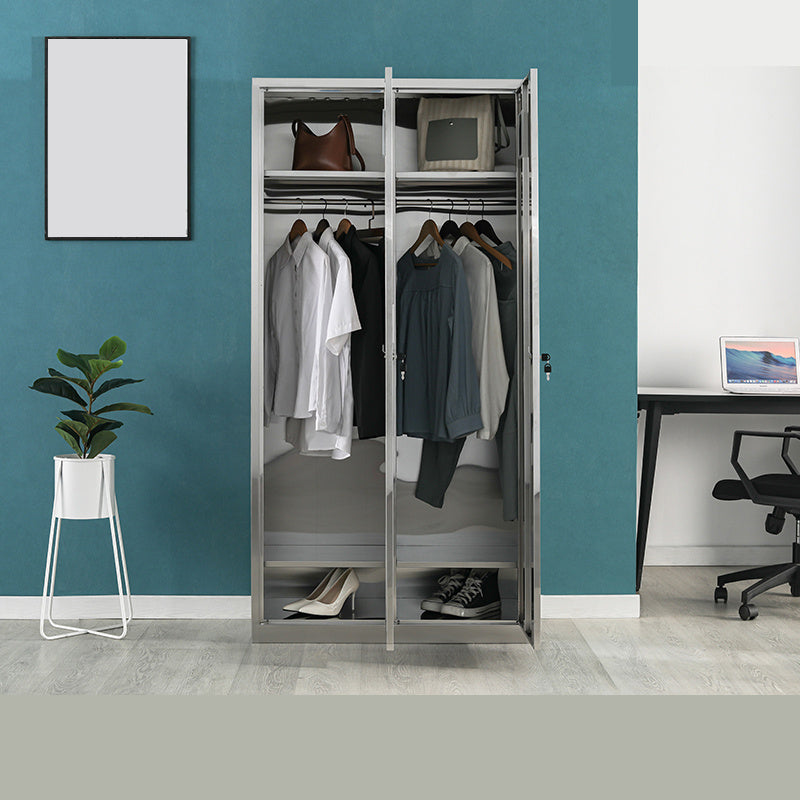 Metal Cabinet for Bathroom Contemporary Storage Cabinet with Hinged Door