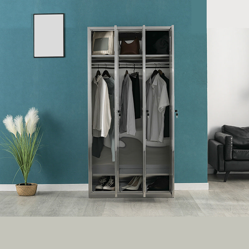 Metal Cabinet for Bathroom Contemporary Storage Cabinet with Hinged Door