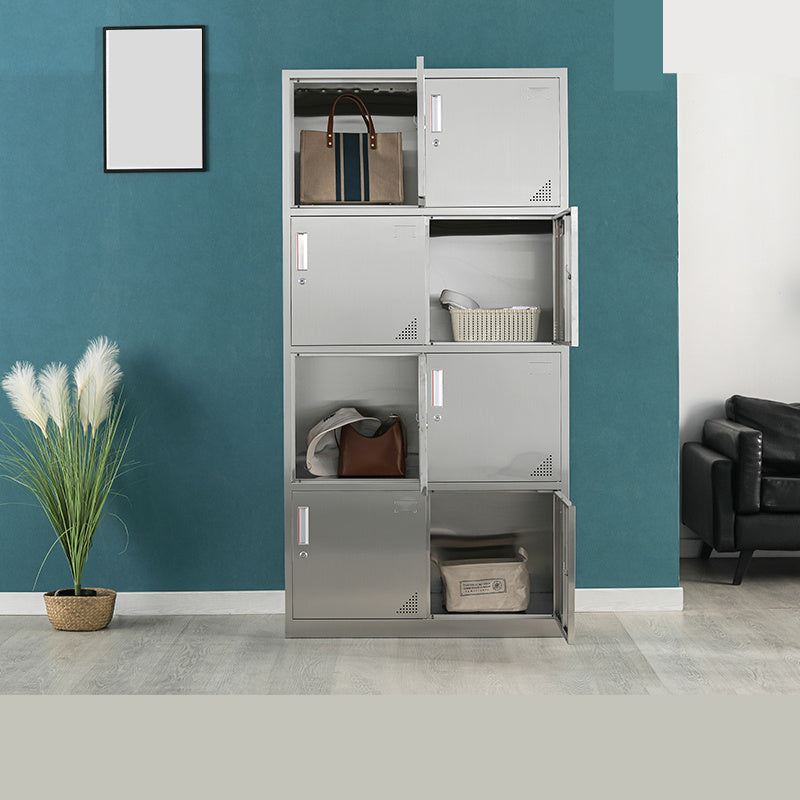 Metal Cabinet for Bathroom Contemporary Storage Cabinet with Hinged Door