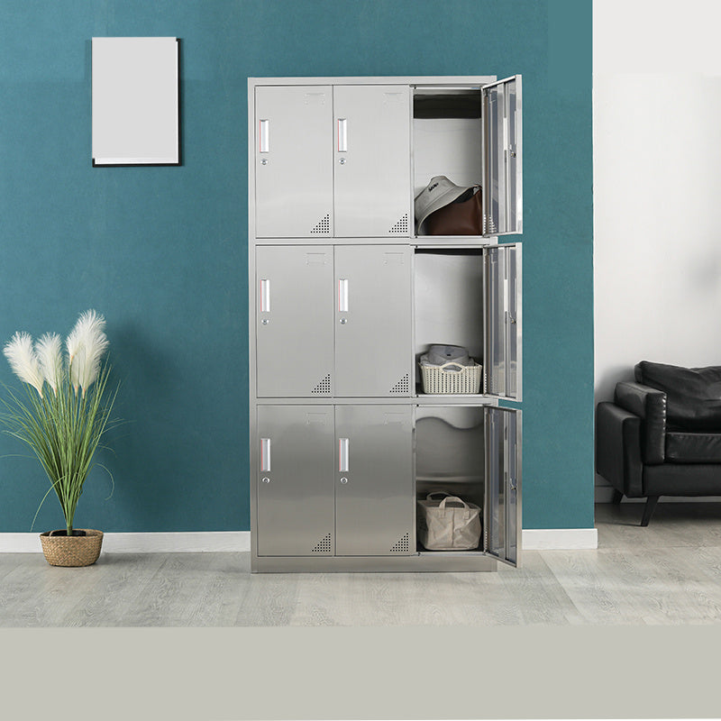 Metal Cabinet for Bathroom Contemporary Storage Cabinet with Hinged Door