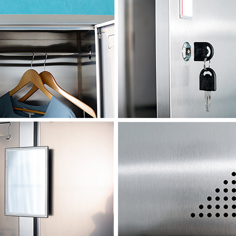 Metal Cabinet for Bathroom Contemporary Storage Cabinet with Hinged Door