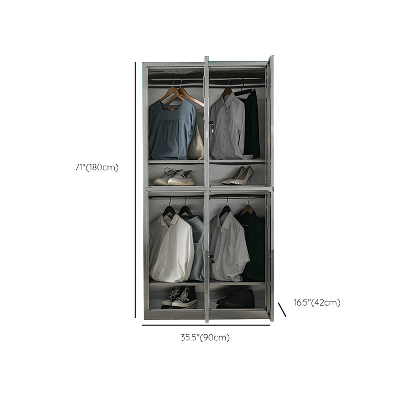 Metal Cabinet for Bathroom Contemporary Storage Cabinet with Hinged Door