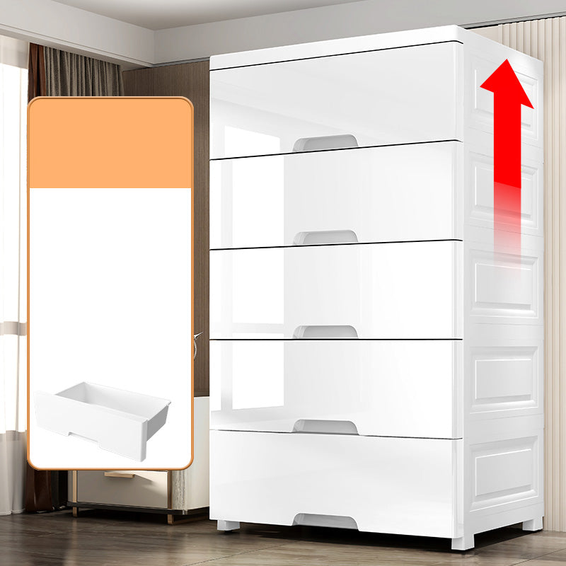 Plastic Storage Cabinet with Drawers Contemporary Cabinet for Home