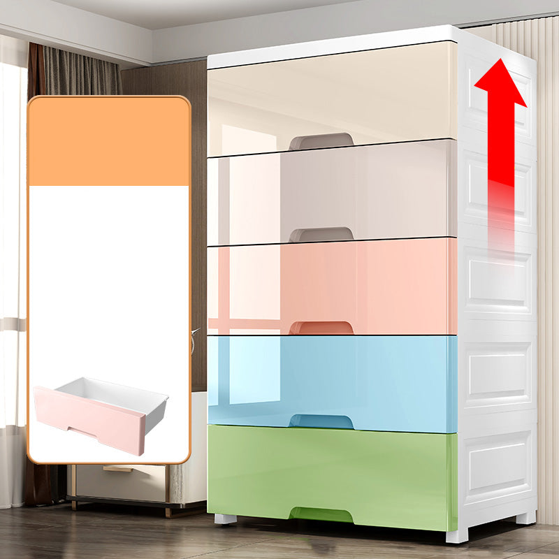 Plastic Storage Cabinet with Drawers Contemporary Cabinet for Home