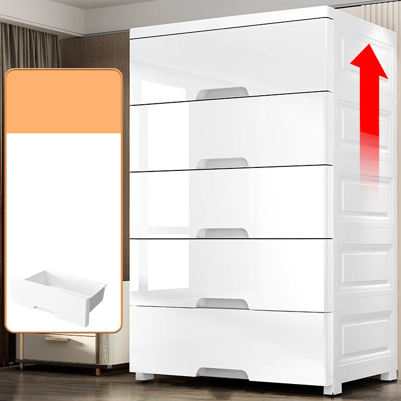 Plastic Storage Cabinet with Drawers Contemporary Cabinet for Home