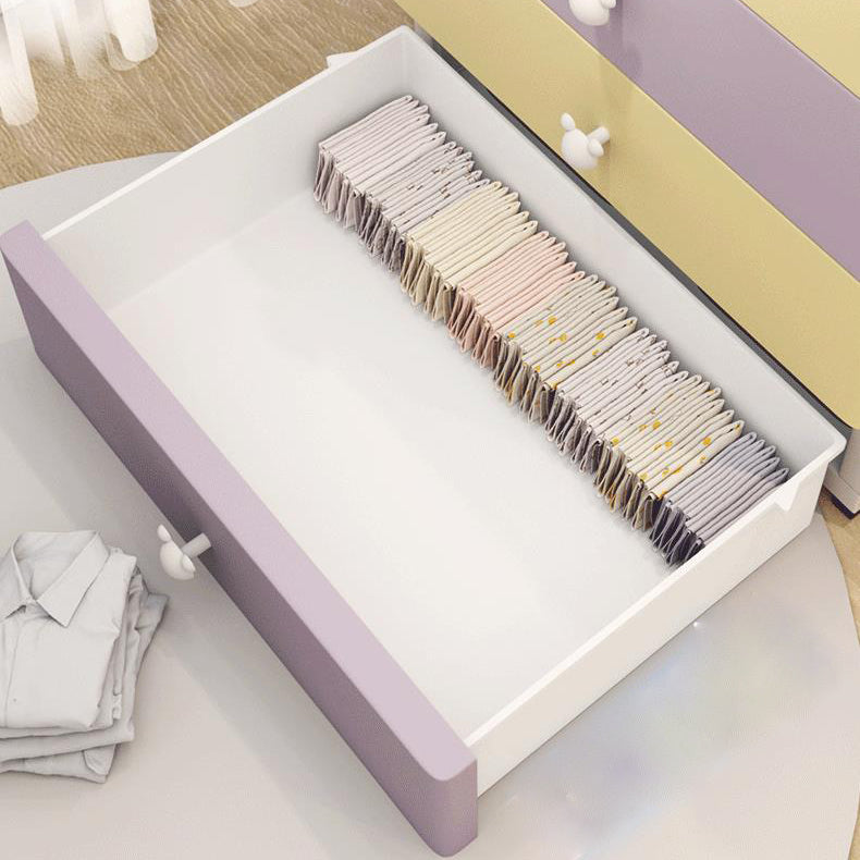 Contemporary Plastic Storage Cabinet Matte Finish Bedroom Cabinet