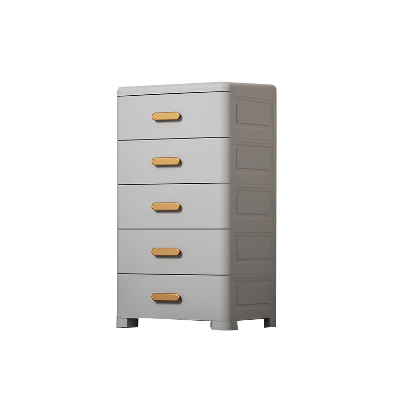 Plastic Non-Hanging Armoire Contemporary Bedroom Storage Cabinet