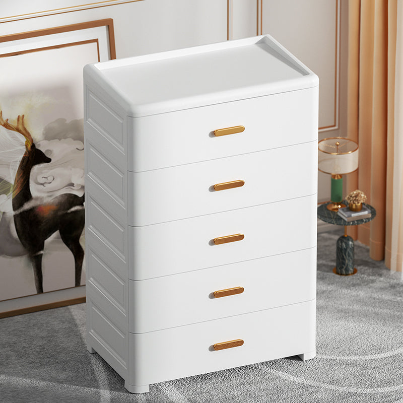 Plastic Non-Hanging Armoire Contemporary Bedroom Storage Cabinet
