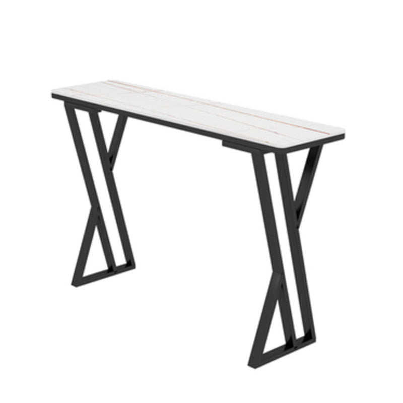 1/5 Pieces Bar Stool and Table Set Rectangular Modern Pub Table Set