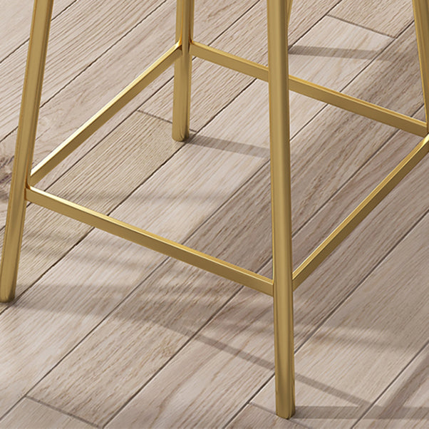 Glam Rectangular Counter Height Pub Set 1/4 Pieces Table and Stool Set